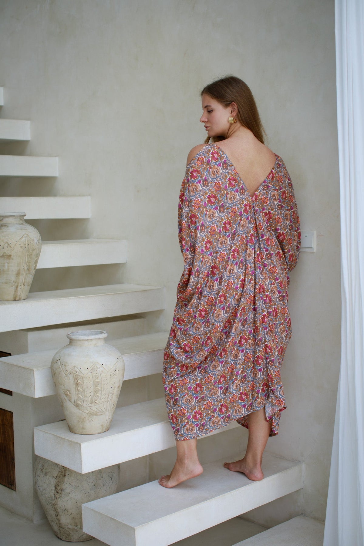 Talavera Open Shoulder Caftan | Shop Coco Rose Boutique Beach & Resort Wear