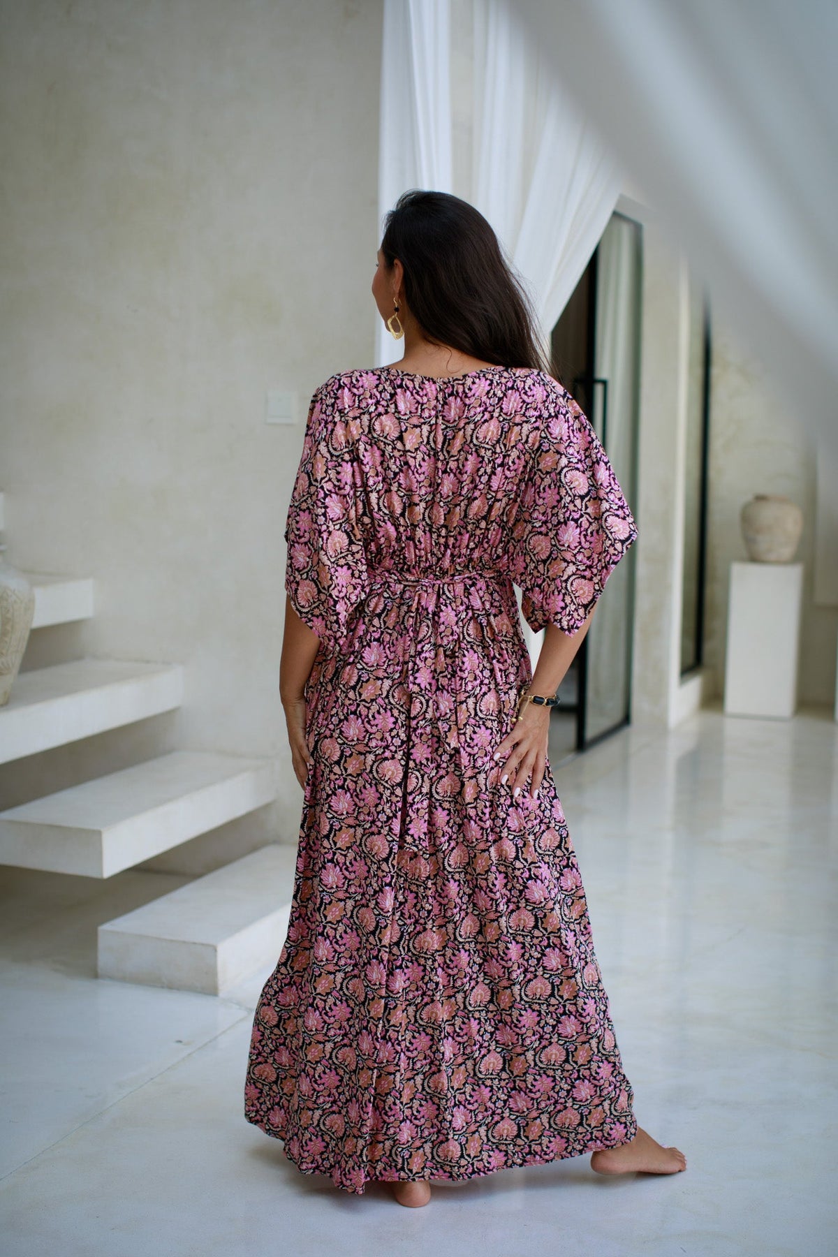 bohemian butterfly dress Zion Butterfly Dress One Size / Navy / Rayon