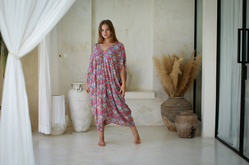 Talavera Open Shoulder Caftan | Shop Coco Rose Boutique Beach & Resort Wear