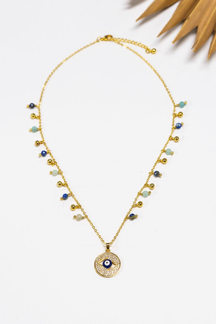 Celeste Evil Eye Necklace | Shop Bali Queen