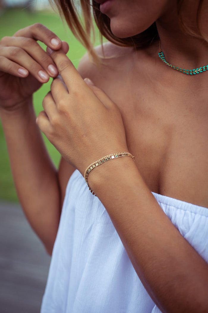 Little Link Gold Bracelet | Shop Bali Queen