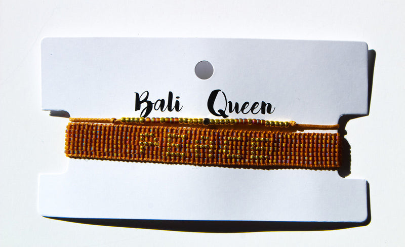 Seed Bead Peace 2-Pack Bracelets | Shop Bali Queen