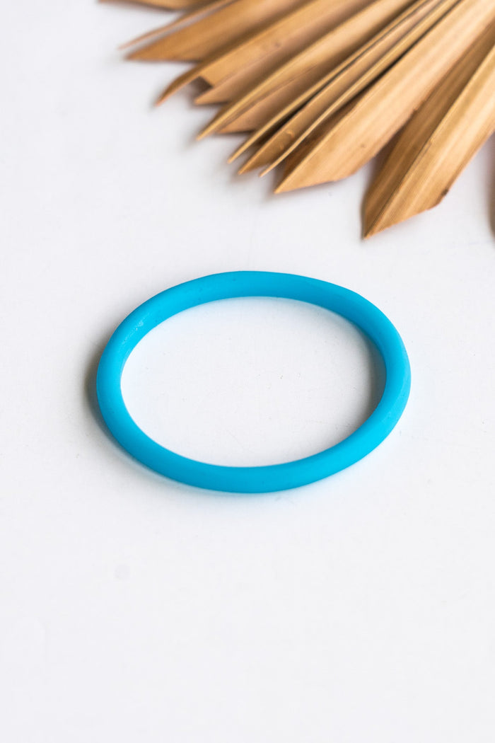 Bare Blue Resin Bangles | Shop Coco Rose Boutique Beach & Resort Wear