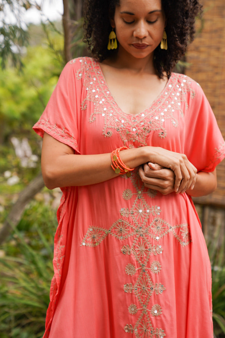 Roseta V Neck Maxi | Shop Coco Rose Boutique Beach & Resort Wear