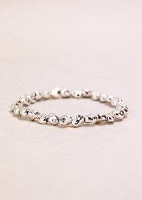 Small Nugget Alloy Stretch Bracelet #24 | Shop Bali Queen