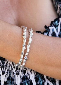 Small Nugget Alloy Stretch Bracelet #24 | Shop Bali Queen