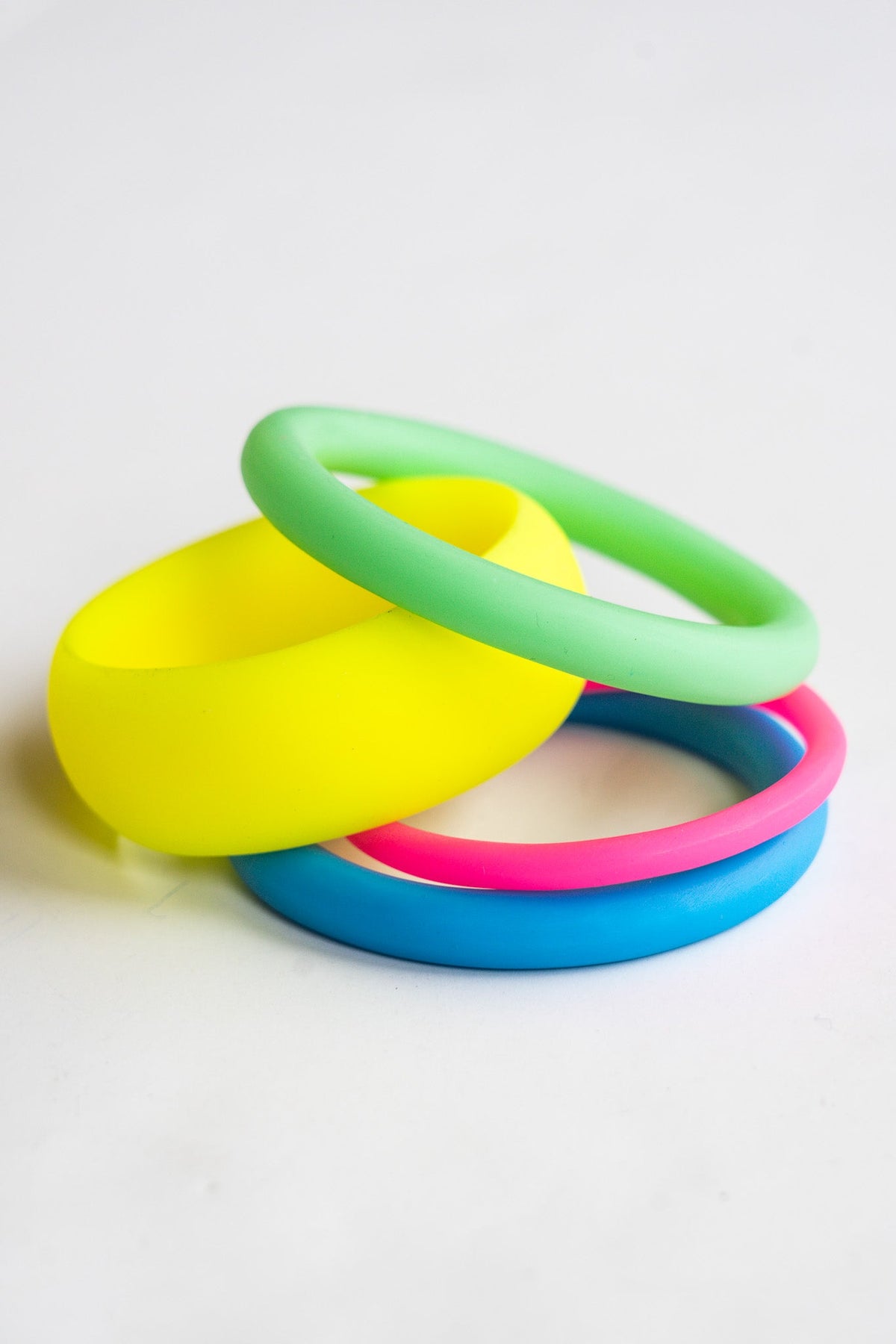 Neon Green Resin Bangles | Shop Coco Rose Boutique Beach & Resort Wear