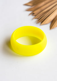 Neon Yellow Resin Bangles | Shop Coco Rose Boutique Beach & Resort Wear