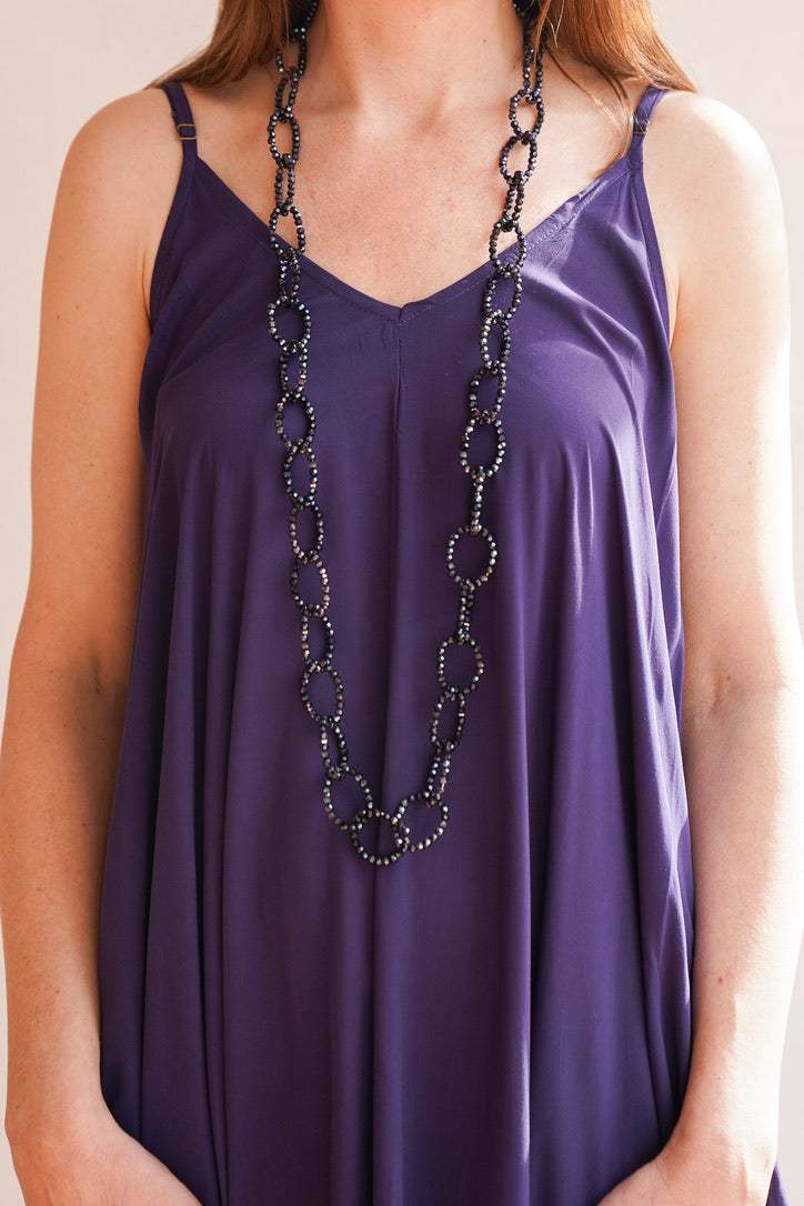 Coco Crystal Link Necklace | Shop Coco Rose Boutique Beach & Resort Wear