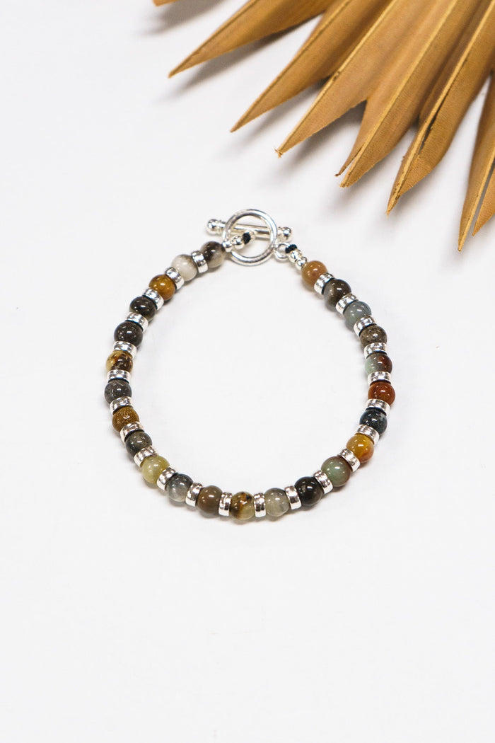 Unisex Agate Alloy Bracelet | Shop Bali Queen