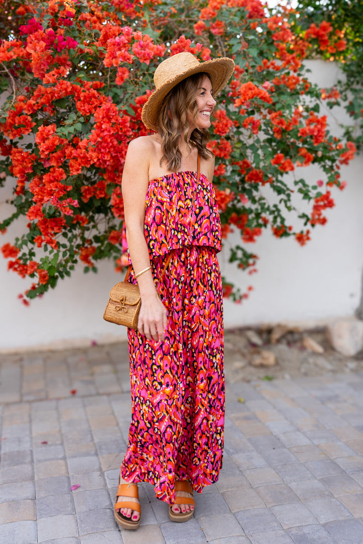 maxi dress jumpsuit Black Sleeveless Jumpsuit