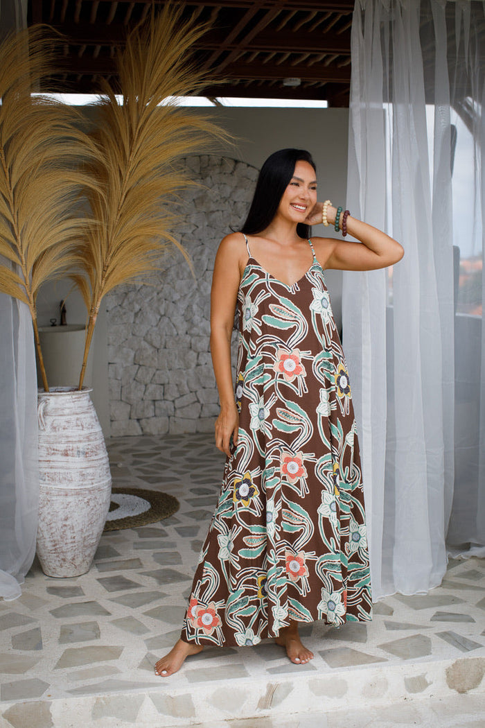 Tiger Lily Bow Back Maxi | Shop Coco Rose Boutique Beach & Resort Wear