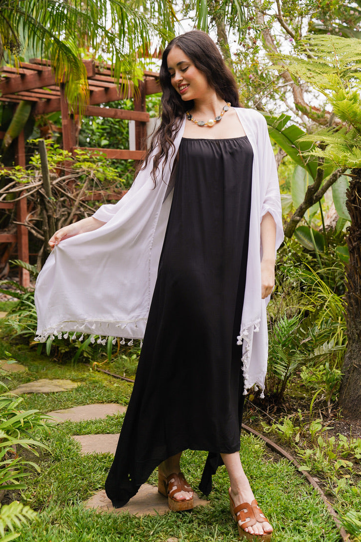 Solid Maxi Dress | Vacation Ready Maxi Dresses Boho Chic Styles | Coco Rose One Size / Black / Rayon Solid Maxi Dress | Vacation Ready Maxi Dresses Boho Chic Styles | Coco Rose One Size / Black / Rayon
