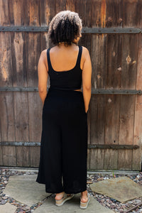 Krinkle Wide Leg Pant | Shop Coco Rose Boutique Beach & Resort Wear