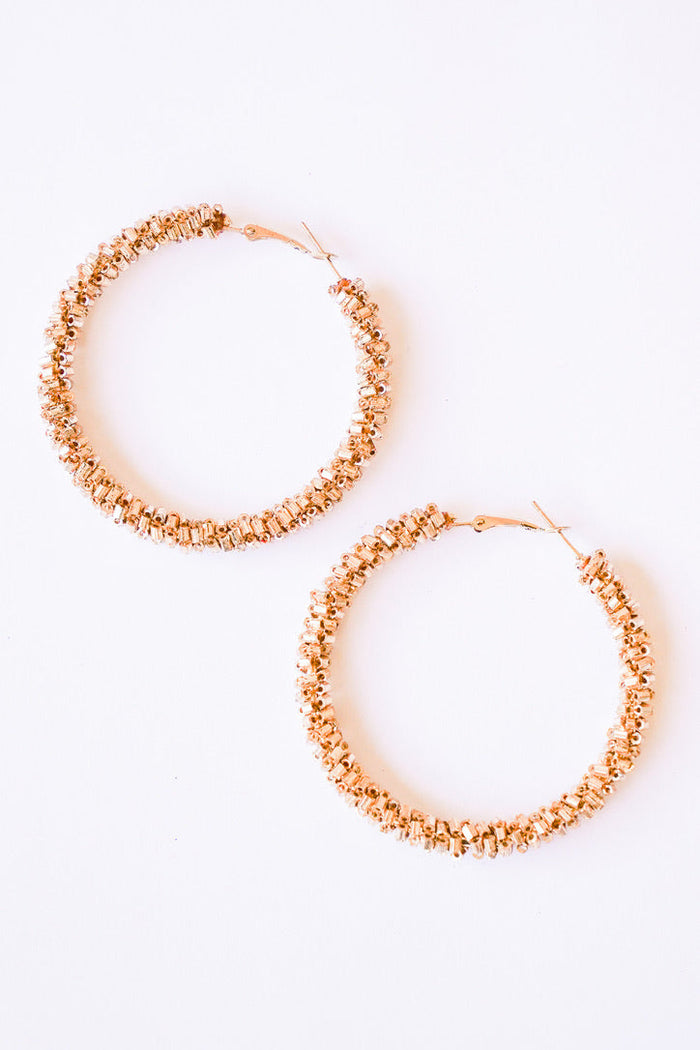 Metallic Juno Hoop Earrings | Shop Bali Queen