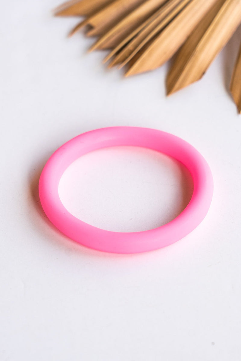 Hot Pink Resin Bangles | Shop Coco Rose Boutique Beach & Resort Wear