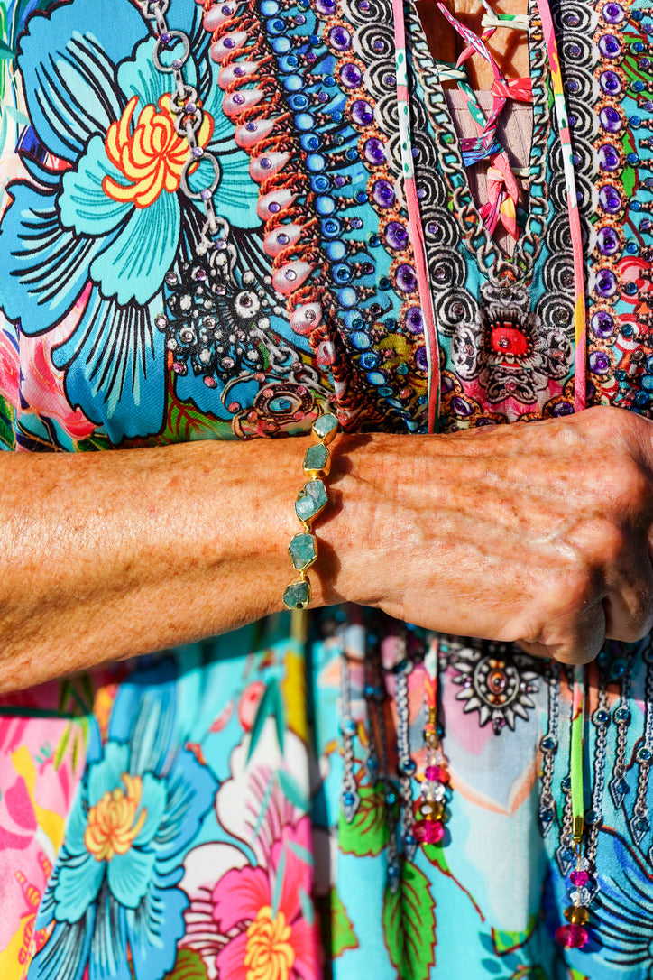Bombay Jeweled Long Caftan
