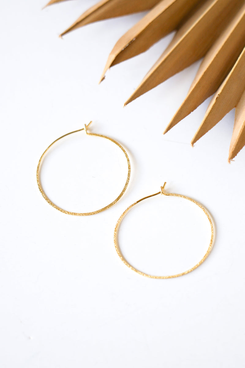 Golden Horizon Hoop Earring | Shop Bali Queen
