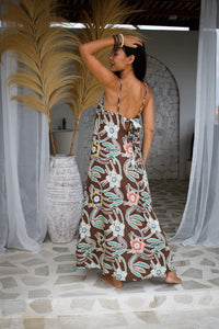 Tiger Lily Bow Back Maxi | Shop Coco Rose Boutique Beach & Resort Wear