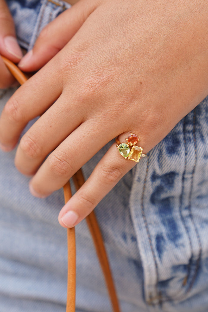 Dasha Citrine Climb Ring | Shop Bali Queen