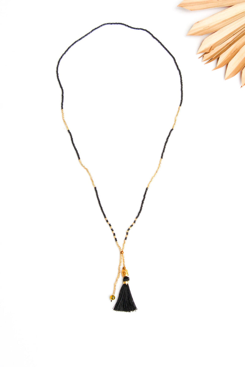 Happy Buddha Tassel Necklace | Shop Bali Queen