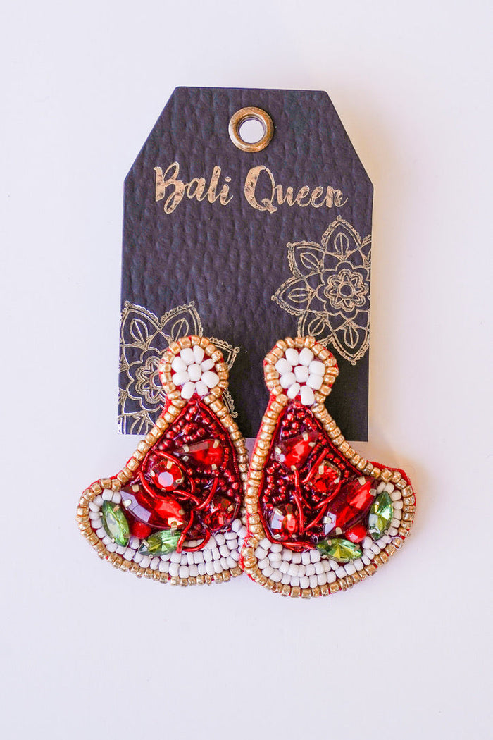 Holiday-licious Santa Hat Earring | Shop Bali Queen