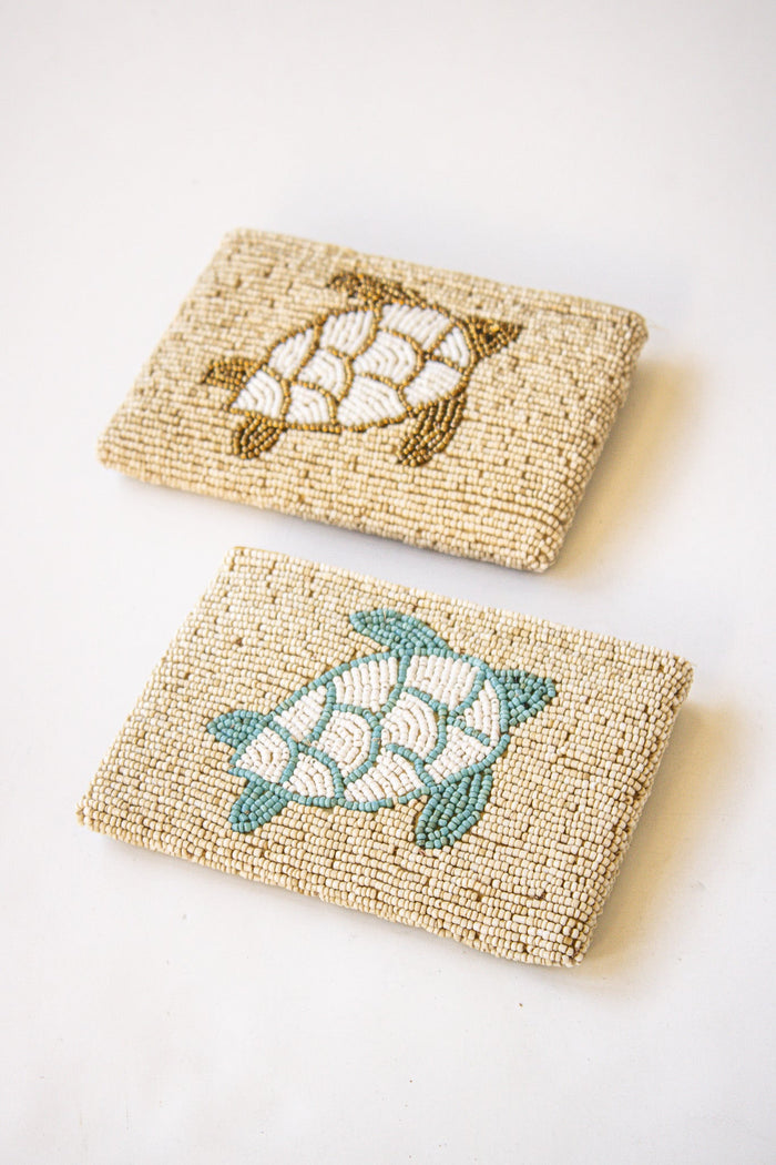 Sea Turtle Beaded Coin Bag | Shop Bali Queen