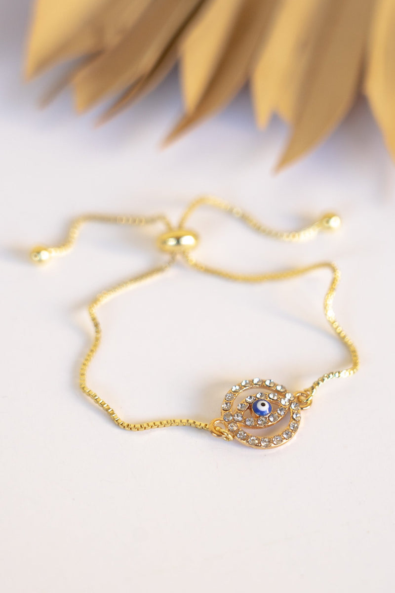 Evil Eye Glitz Pull Bracelet | Shop Bali Queen