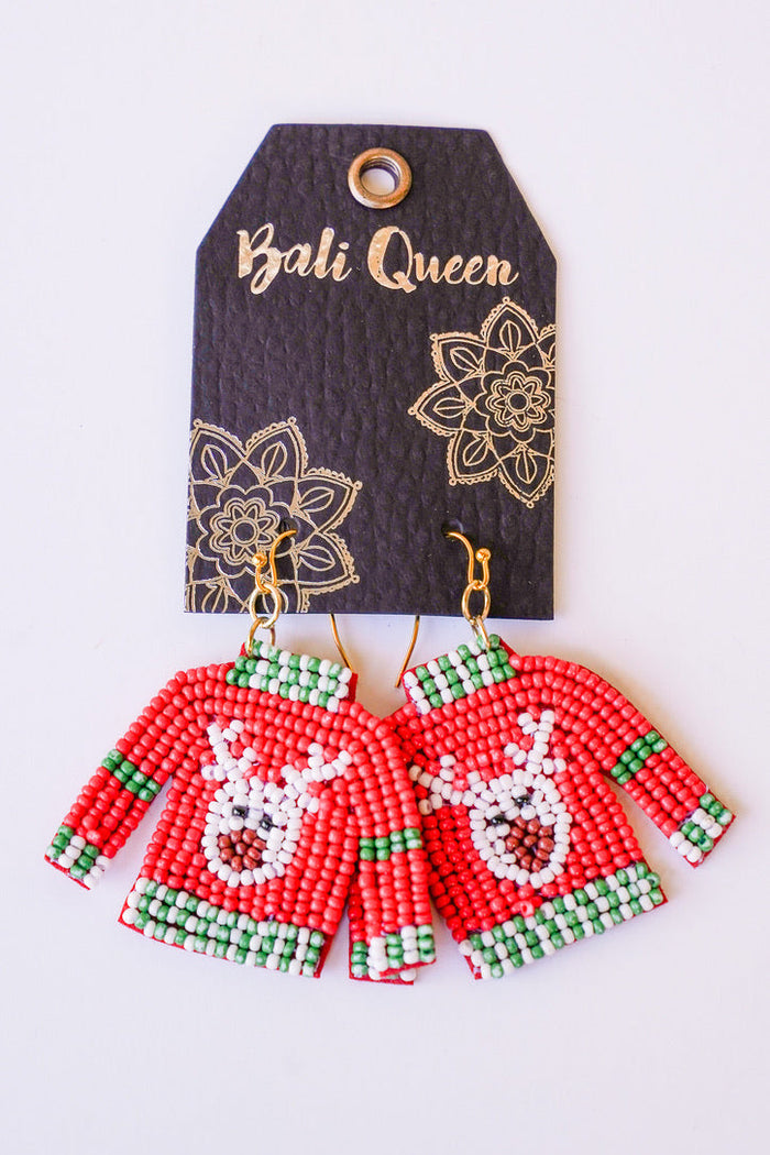 Holiday-licious Ugly Sweater Earring | Shop Bali Queen