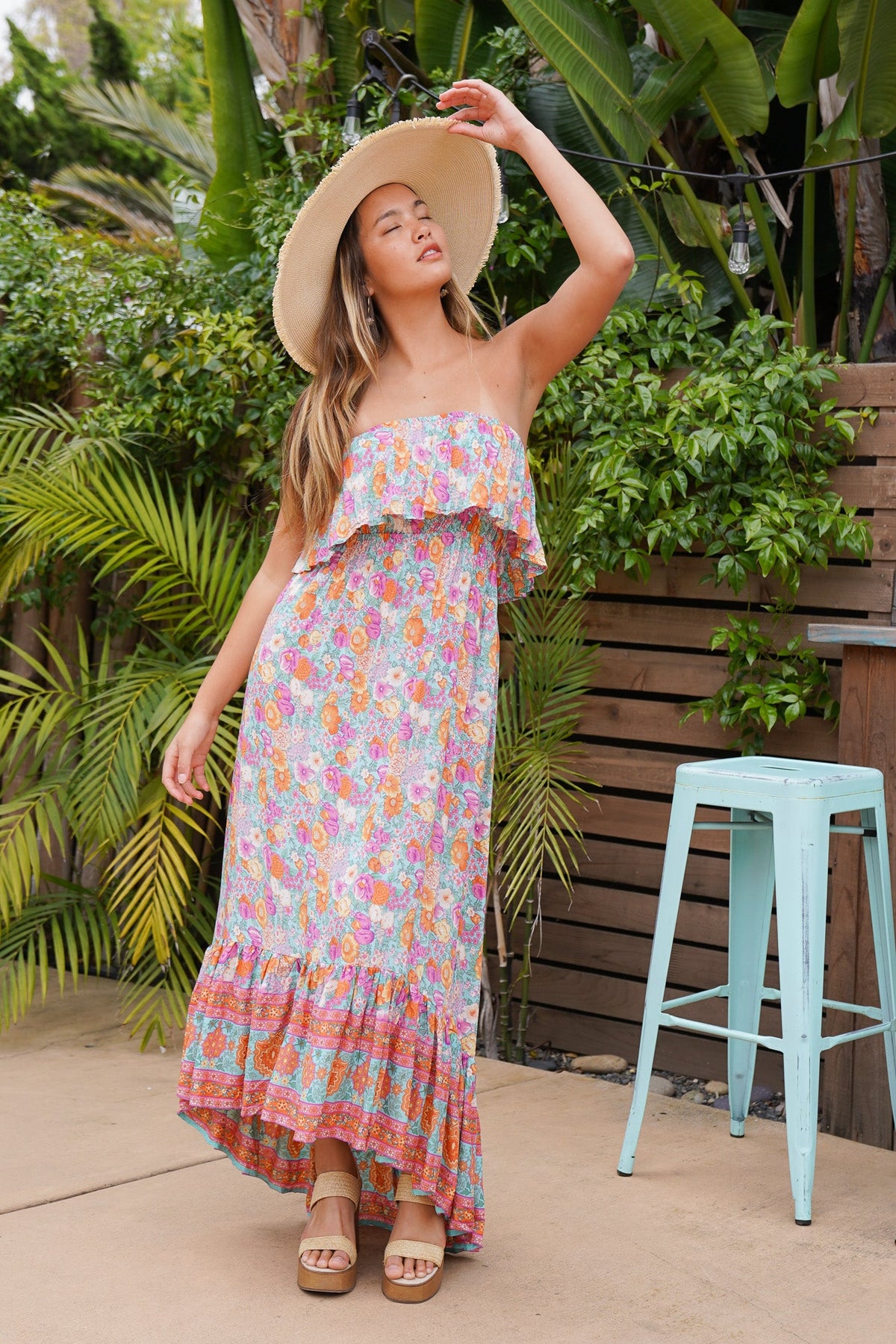 Wild Flower Tube Maxi | Shop Coco Rose Boutique Beach & Resort Wear