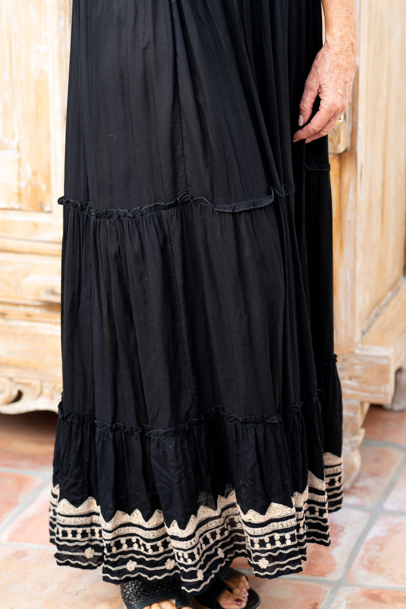 casablanca maxi dress Maxi Dress - Black and White Print Dress - Halter Maxi Dress