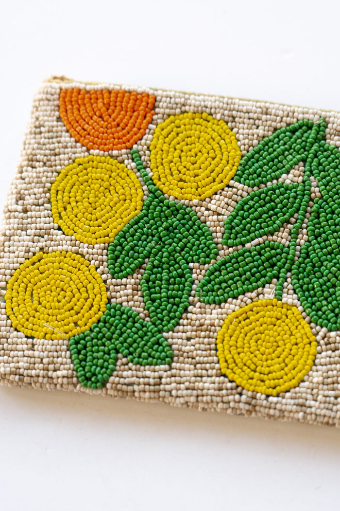 Autumn Bloom Large Beaded Clutch | Shop Coco Rose Boutique Beach & Resort Wear