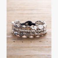 2 Row Oval Premium Alloy Bracelet | Shop Bali Queen