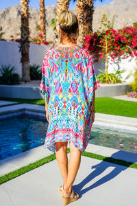 Bombay Jeweled Short Caftan | Shop Coco Rose Boutique Beach & Resort Wear