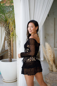 Crochet Shag Boatneck Top | Shop Bali Queen