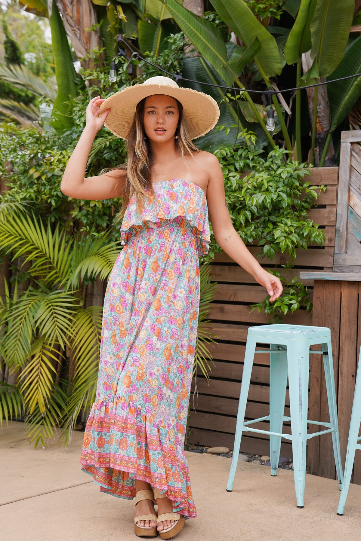 Wild Flower Tube Maxi | Shop Coco Rose Boutique Beach & Resort Wear