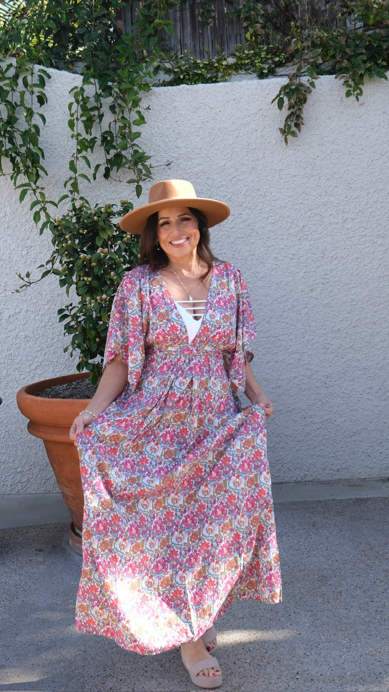 Talavera Boho Butterfly Dress – Coco Rose