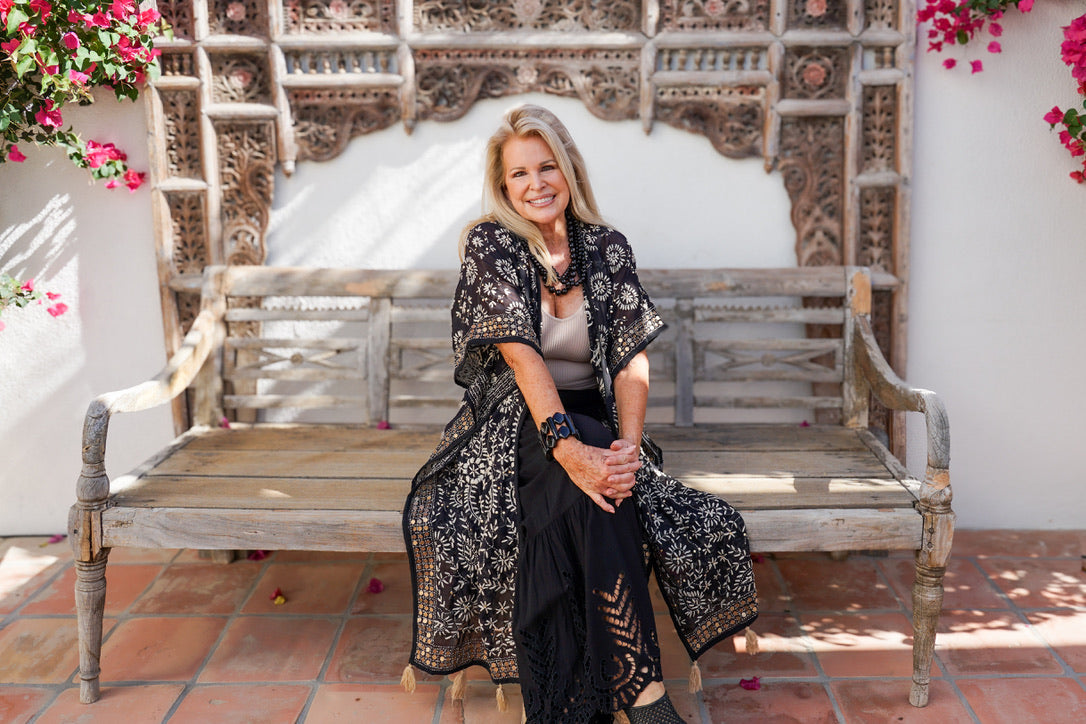 Boho Blossom Long Kimono | Shop Coco Rose Boutique Beach & Resort Wear