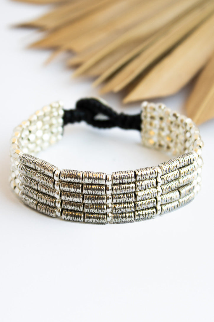 Etched Bar Premium Alloy Bracelet | Shop Coco Rose Boutique Beach & Resort Wear