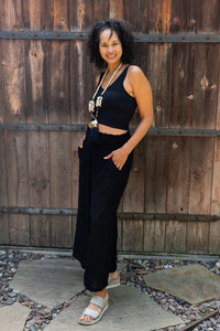 Krinkle Wide Leg Pant | Shop Coco Rose Boutique Beach & Resort Wear