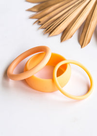 Tangerine Resin Bangles | Shop Coco Rose Boutique Beach & Resort Wear