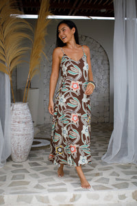 Tiger Lily Bow Back Maxi | Shop Coco Rose Boutique Beach & Resort Wear