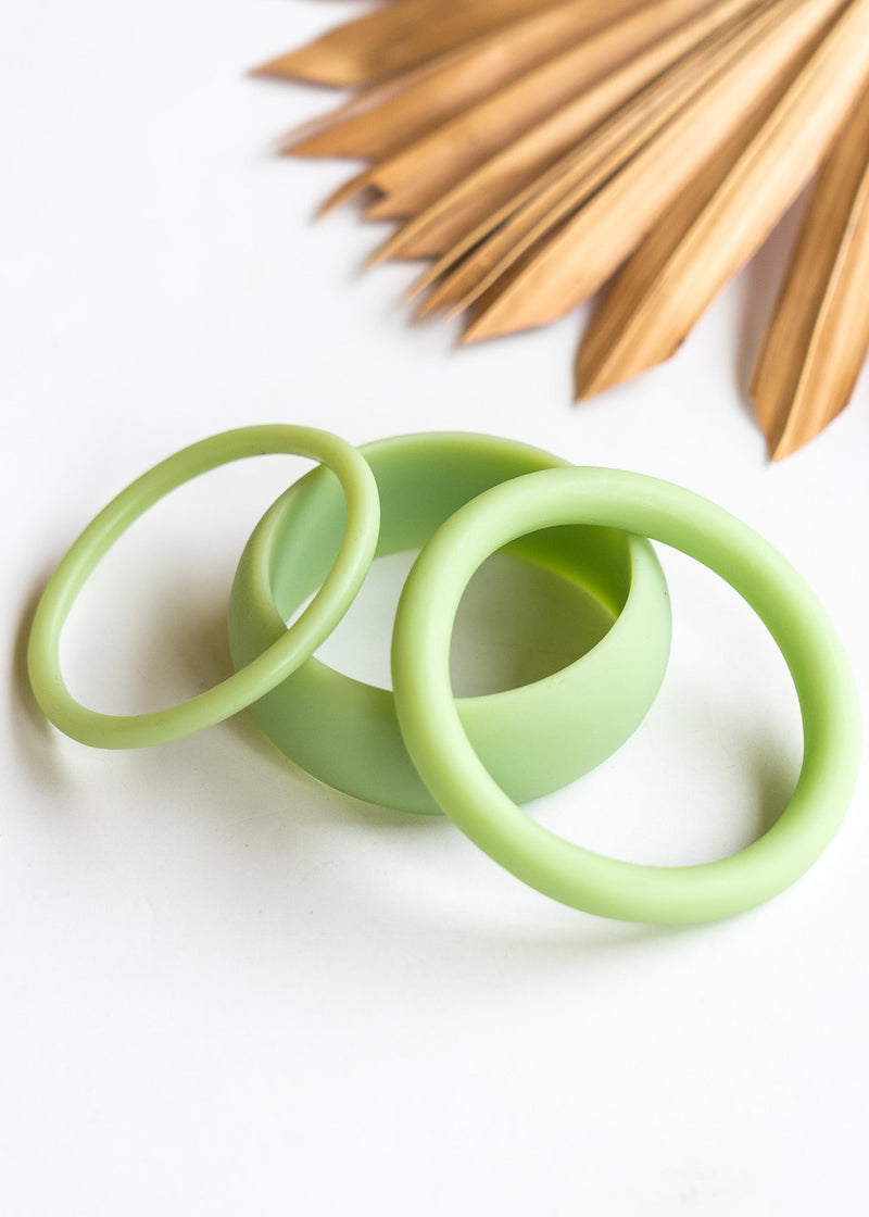 Lime Resin Bangles | Shop Coco Rose Boutique Beach & Resort Wear