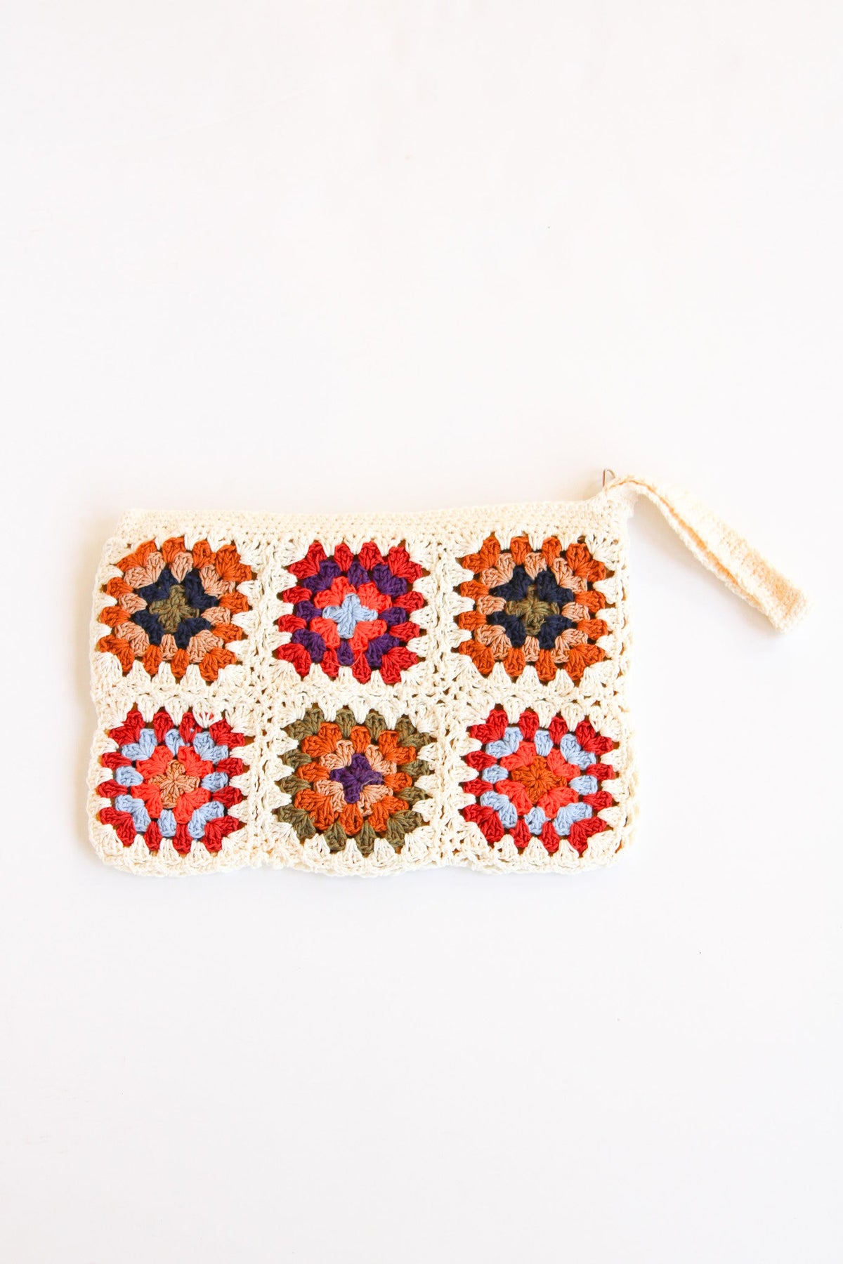 Flower Power Crochet Clutch