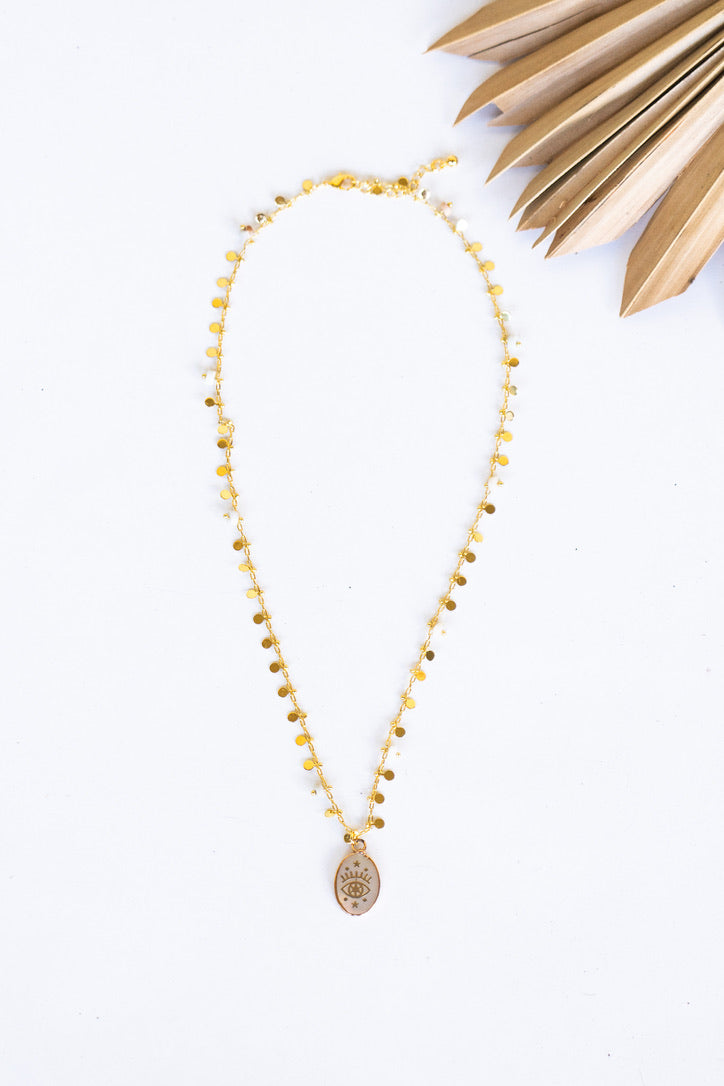 Enchanting Evil Eye Necklace | Shop Coco Rose Boutique Beach & Resort Wear