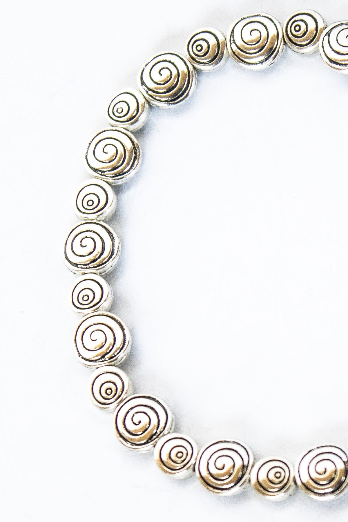 Swirl Alloy Stretch Bracelet #67 | Shop Bali Queen