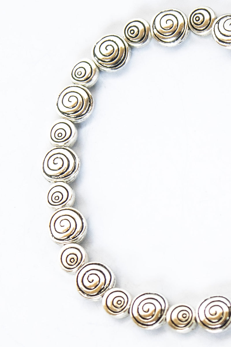 Swirl Alloy Stretch Bracelet #67 | Shop Bali Queen