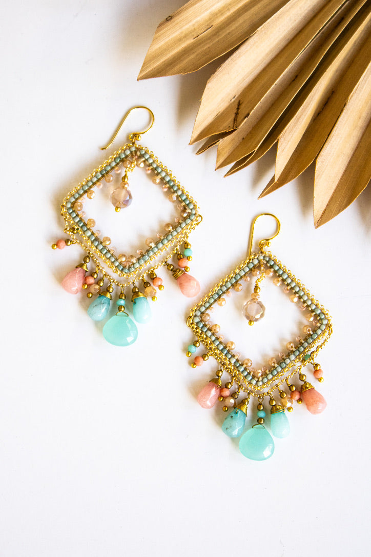 Diamond Daze Thai Crystal Earrings | Shop Bali Queen