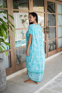 Beach Bloom Long Caftan | Shop Bali Queen