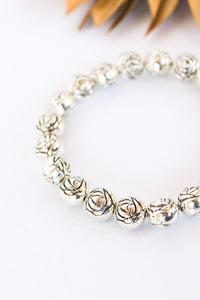 Rosebud Alloy Stretch Bracelet #99 | Shop Bali Queen